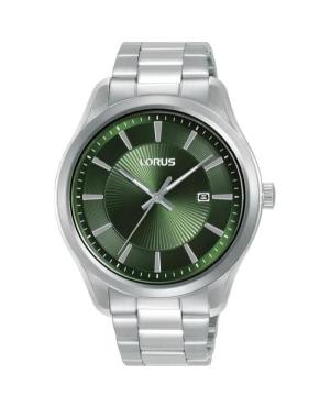 Men Klassisch Japan Quartz Analog Watch LORUS RH929RX-9 Grün Dial 40mm