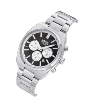 Vyriškas Klasikinis Japoniškas Kvarcinis Rodyklinis Watch Chronograph LORUS RT361KX-9 Sidabras Dial 43mm image 2