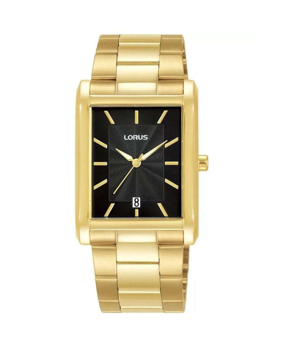 Men Classic Japan Quartz Analog Watch LORUS RH938RX-9 Black Dial 30mm