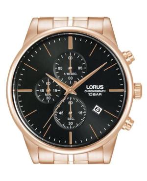Mężczyźni klasyczny Japonia kwarcowy analogowe Zegarek Chronograf LORUS RM366JX-9 Czarny Wybierz 43mm image 1