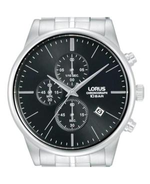 Men Classic Japan Quartz Analog Watch Chronograph LORUS RM361JX-9 Black Dial 43mm image 1