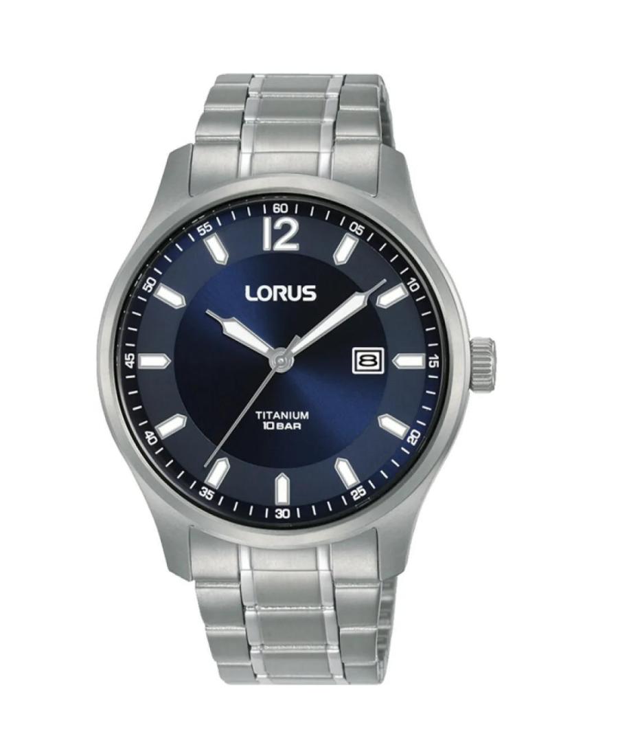 Men Klasické Japan Quartz Analog Watch LORUS RH997QX-9 Modrá Dial 40mm