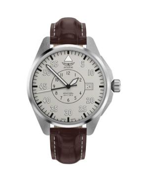 Men Klassisch Luxury Swiss Automatic Analog Watch AVIATOR V.3.39.0.342.0 Sand Dial 42.8mm