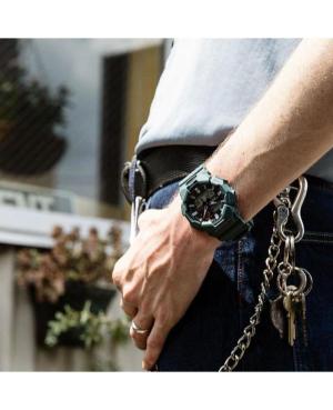 Vyriškas Sportinis Su funkcijomis Diver Japoniškas Kvarcinis Rodyklinis Watch Alarm CASIO GA-010-2AER G-Shock Juodas Dial 52mm image 2