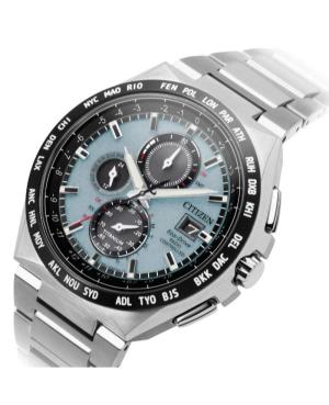 Mężczyźni klasyczny Funkcjonalny Japonia bateria słoneczna analogowe Zegarek Chronograf CITIZEN AT8238-84M Niebieska Wybierz 43. image 5
