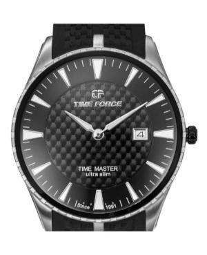 Men Sports Swiss Quartz Analog Watch TIME FORCE TF5041MAN-01 Black Dial 41mm image 6