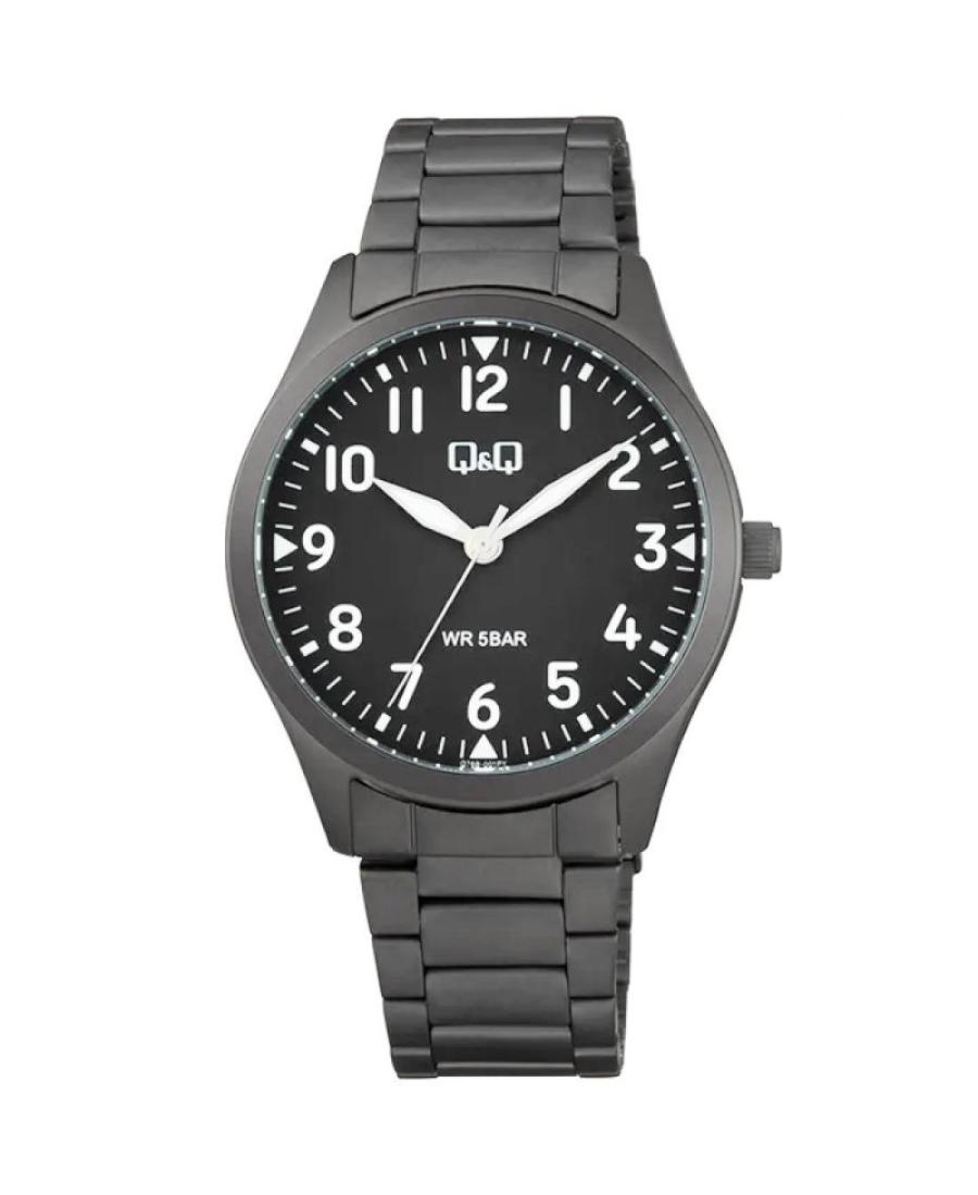 ᐈ Buy Men Classic Japan Quartz Analog Watch Q&Q Q76B-001PY Black