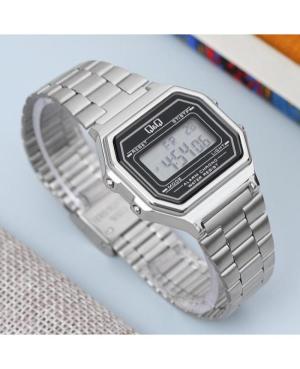 Men Klassisch Japan Quartz Digital Watch Alarm Q&Q G17A-001JY Schwarz Dial 34mm image 1