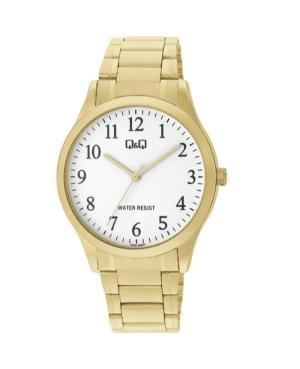 Men Klassisch Japan Quartz Analog Watch Q&Q C00A-006PY Weiß Dial 40mm