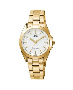 Women Klassisch Japan Quartz Analog Watch Q&Q C05A-012PY Weiß Dial 28mm