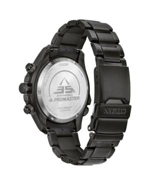 Men Sports Functional Diver Japan Eco-Drive Digital Watch Alarm CITIZEN JV1008-63E Silver color Dial 44mm image 6