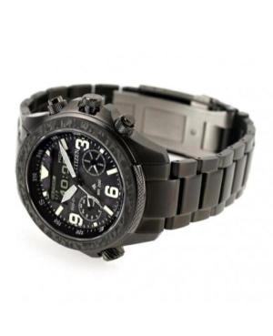 Men Sports Functional Diver Japan Eco-Drive Digital Watch Alarm CITIZEN JV1008-63E Silver color Dial 44mm image 7