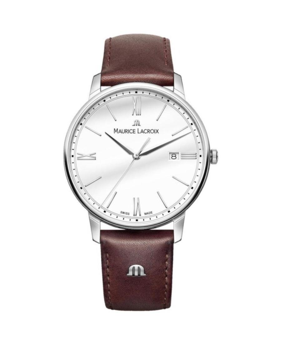 Men Klasické Luxury Swiss Quartz Analog Watch MAURICE LACROIX EL1118-SS001-113-1 Silver Dial 40mm