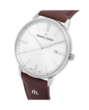 Men Klasické Luxury Swiss Quartz Analog Watch MAURICE LACROIX EL1118-SS001-113-1 Silver Dial 40mm image 6