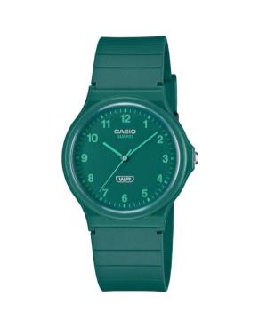 Mężczyźni sportowy Japonia kwarcowy analogowe Zegarek CASIO MQ-24B-3BEF Zielony Wybierz 35mm