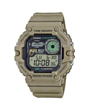 Men Sports Functional Japan Quartz Digital Watch Chronograph CASIO WS-1700H-5AVEF Black Dial 52mm
