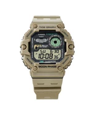 Men Sports Functional Japan Quartz Digital Watch Chronograph CASIO WS-1700H-5AVEF Black Dial 52mm image 3