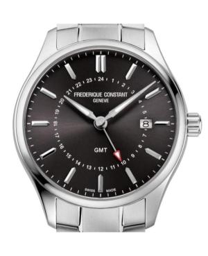 Vyriškas Klasikinis Luxury Swiss Kvarcinis Rodyklinis Watch FREDERIQUE CONSTANT FC-252DGS5B6B Juodas Dial 40mm image 9