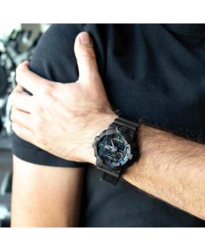 Men Sports Functional Diver Japan Quartz Digital Watch Timer CASIO GA-700MF-1AER G-Shock Multicolor Dial 50mm image 2
