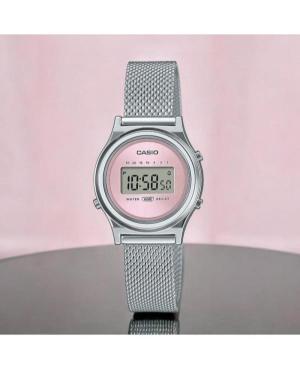Women Functional Japan Quartz Digital Watch CASIO LA700WEM-4AEF Pink Dial 26mm image 3