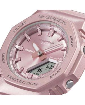 Vyriškas Sportinis Su funkcijomis Diver Japoniškas Kvarcinis Rodyklinis Watch Timer CASIO GMA-P2100ST-4AER G-Shock Rožinis Dial  image 7