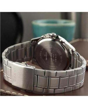 Vyriškas Klasikinis Japoniškas Kvarcinis Rodyklinis Watch CASIO MTP-1375PD-2A2VEF Mėlyna Dial 43.8mm image 2