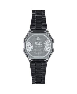Mężczyźni Funkcjonalny Japonia kwarcowy cyfrowe Zegarek Budzik CASIO A168WEUC-1AER Czarny Wybierz 36.4mm image 6