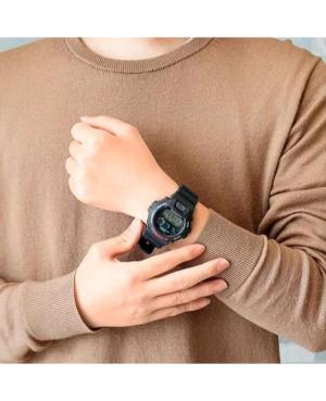 Mężczyźni sportowy Funkcjonalny Diver Japonia kwarcowy cyfrowe Zegarek Budzik CASIO DW-6900U-1ER G-Shock Czarny Wybierz 53mm image 2
