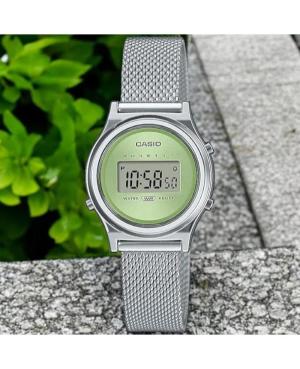 Moteriškas Su funkcijomis Japoniškas Kvarcinis Digital Watch Alarm CASIO LA700WEM-3AEF Žalia Dial 26mm image 2