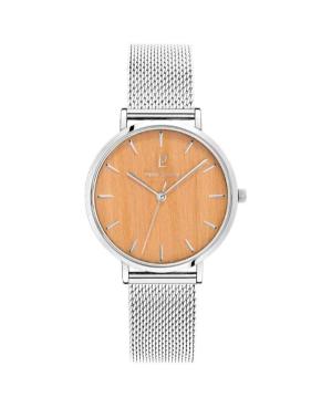 Women Klassisch Quartz Analog Watch PIERRE LANNIER 017F688 Braun Dial 36mm