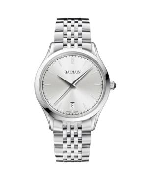 Mężczyźni klasyczny Szwajcar kwarcowy analogowe Zegarek BALMAIN B4101.31.24 Srebrna Wybierz 40.5mm