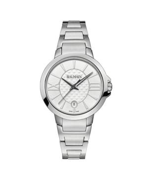 Women Classic Swiss Quartz Analog Watch BALMAIN B4571.33.22 Silver Dial 34mm