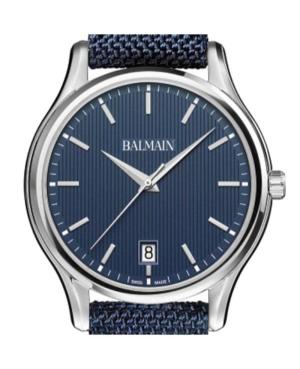 Men Classic Swiss Quartz Analog Watch BALMAIN B1341.72.96 Blue Dial 40mm image 3