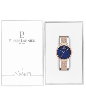 Women Fashion Klassisch Quartz Analog Watch PIERRE LANNIER 028K968 Blau Dial 35mm image 1