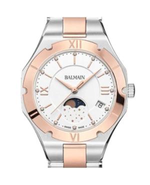 Women Klassisch Luxury Swiss Quartz Analog Watch BALMAIN B4598.33.22 Weiß Dial 33mm