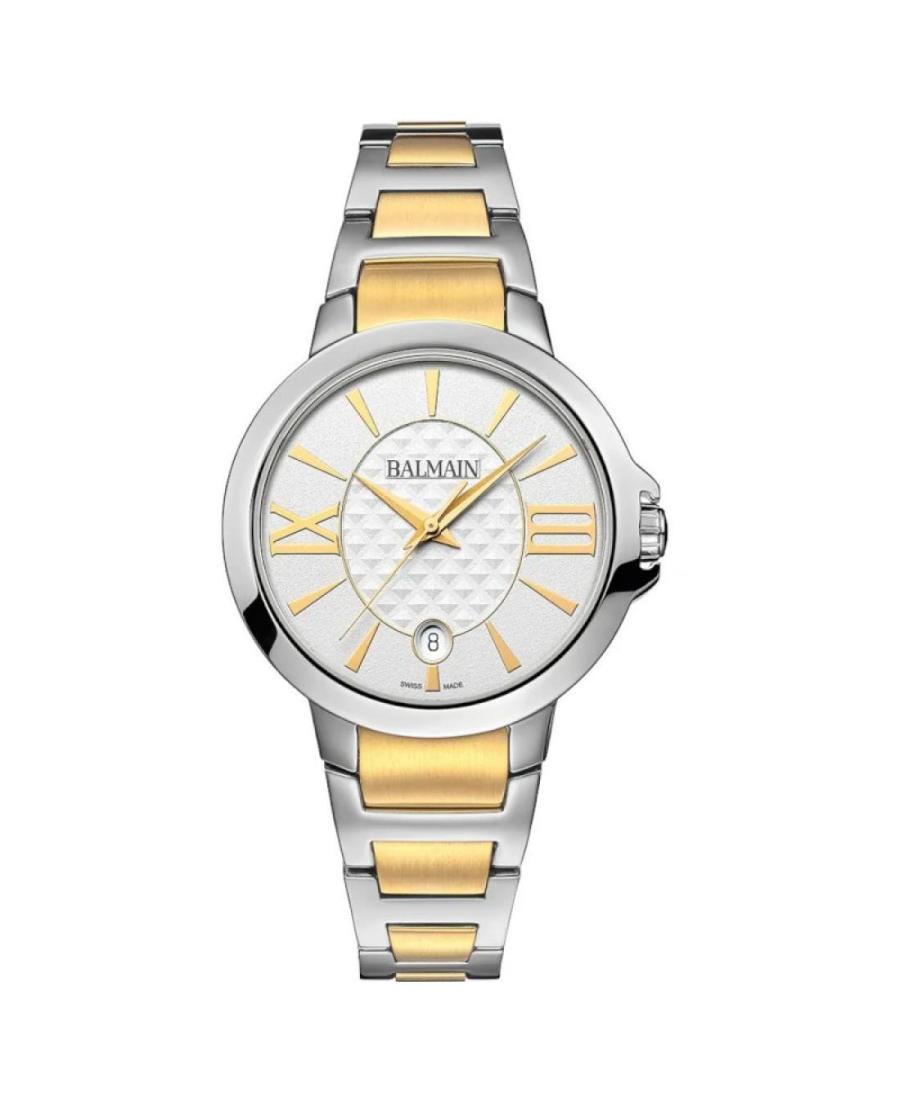 Kobiety klasyczny Szwajcar kwarcowy analogowe Zegarek BALMAIN B4571.39.22 Srebrna Wybierz 34mm