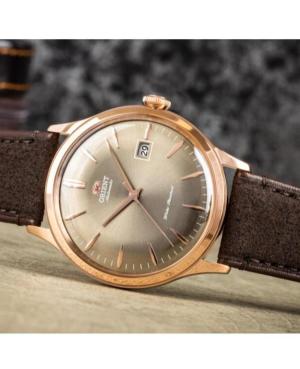 Men Classic Japan Automatic Analog Watch ORIENT RA-AC0P04Y30B Brown Dial 42mm image 1