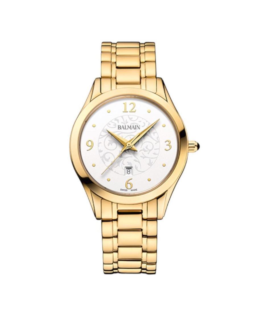 Women Klassisch Swiss Quartz Analog Watch BALMAIN B4110.33.13 Weiß Dial 30mm