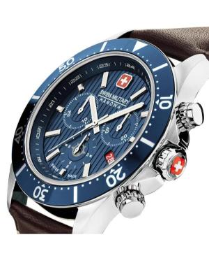 Men Sports Swiss Quartz Watch Chronograph SWISS MILITARY HANOWA SMWGC2100706 Blue Dial image 4