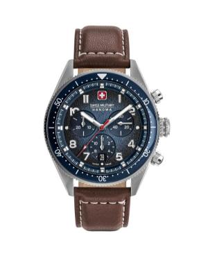 Mężczyźni sportowy Szwajcar kwarcowy Zegarek Chronograf SWISS MILITARY HANOWA SMWGC0003802 Niebieska Wybierz