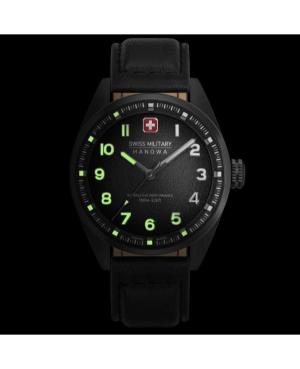 Mężczyźni klasyczny Szwajcar kwarcowy analogowe Zegarek SWISS MILITARY HANOWA SMWGA0001530 Czarny Wybierz 42mm image 2
