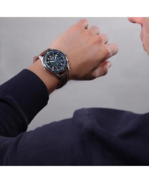 Men Sports Swiss Quartz Analog Watch Chronograph SWISS MILITARY HANOWA SMWGC0003802 Blau Dial 43mm image 2