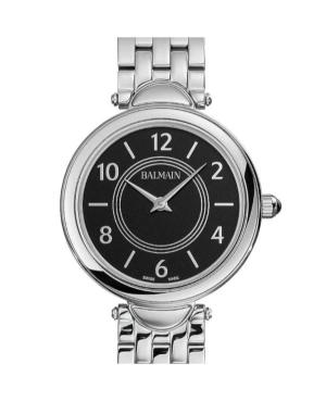 Women Klassisch Swiss Quartz Analog Watch BALMAIN B8151.33.64 Schwarz Dial 29mm image 4