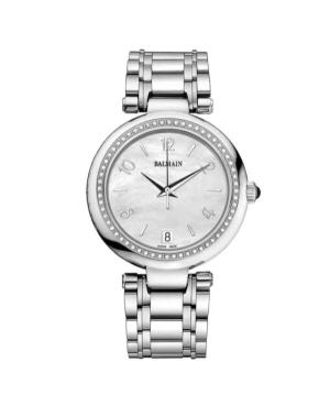 Women Klassisch Luxury Swiss Quartz Analog Watch BALMAIN B2645.33.84 Silver Dial 37mm