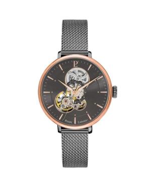 Women Fashion Classic Automatic Analog Watch Skeleton PIERRE LANNIER 349A739 Silver color Dial 37mm