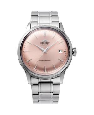 Men Klassisch Japan Automatic Analog Watch ORIENT RA-AC0M11Y30B Pink Dial 38mm