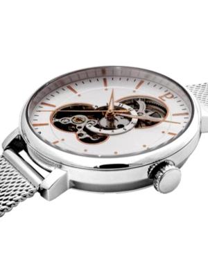 Women Fashion Classic Automatic Analog Watch Skeleton PIERRE LANNIER 348A621 Silver Dial 37mm image 2