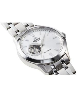 Men Classic Japan Automatic Analog Watch Skeleton ORIENT TAG03001W0 Silver Dial image 5