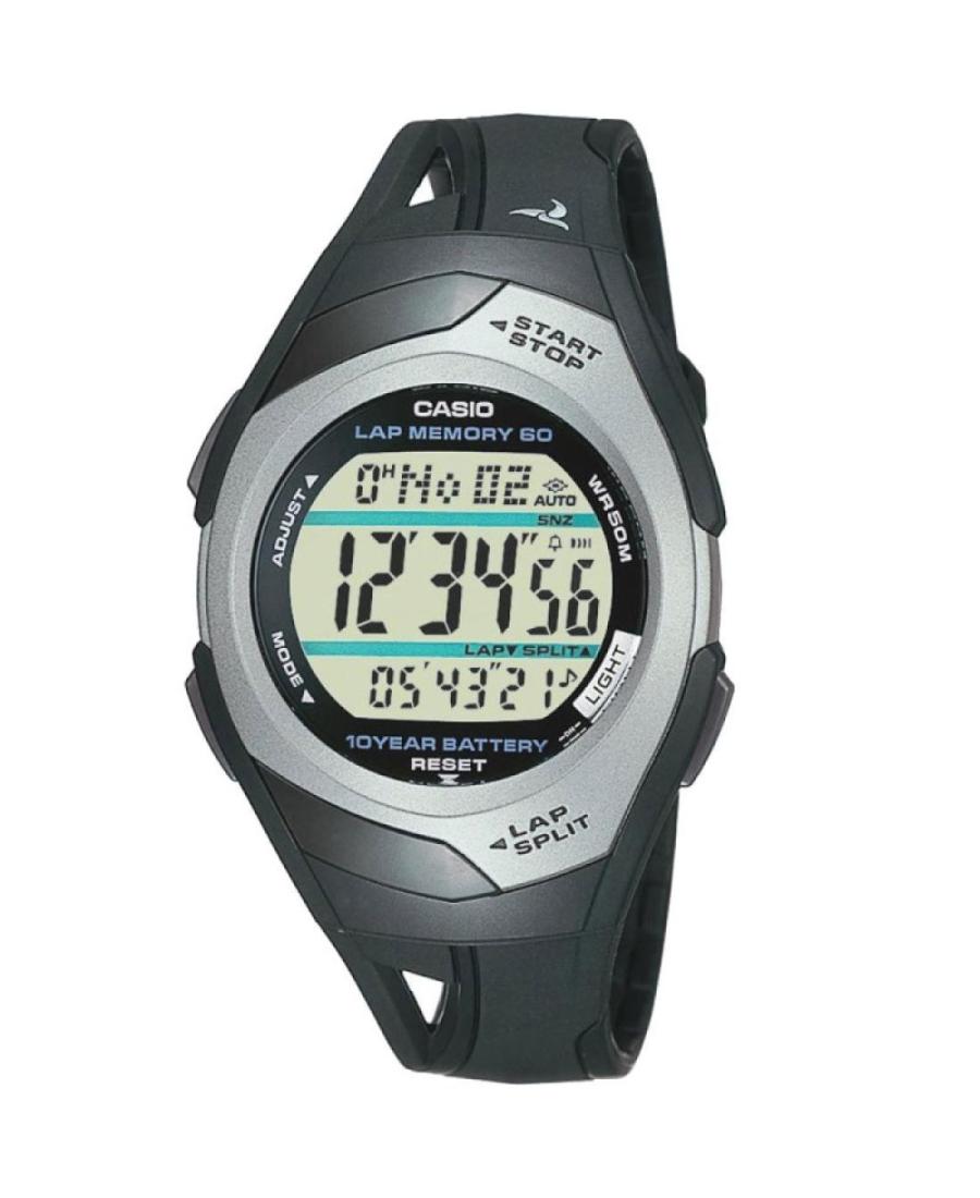 Men Sports Functional Japan Quartz Digital Watch Timer CASIO STR-300C-1VEF Silver color Dial 35mm