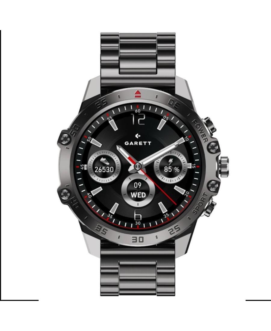 Мужские Умные часы Fashion Спортивные Наручные Часы GARETT V14 Black steel